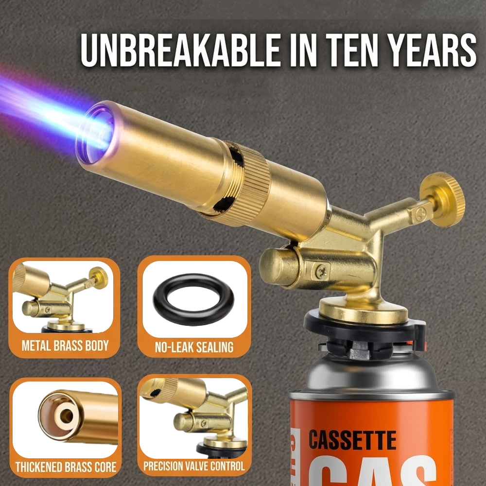 Portable Brass Gas Blow Torch  - Camping Cooking Flame recensione e prezzo