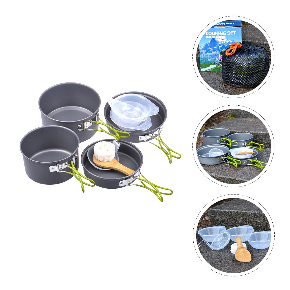 1Set Portable Camping Cookware - Camping Cooking Kit recensione e prezzo