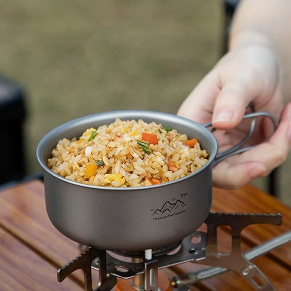 Titanium Hanging Pot Lightweig - Camping Hanging Cooking Pot recensione e prezzo