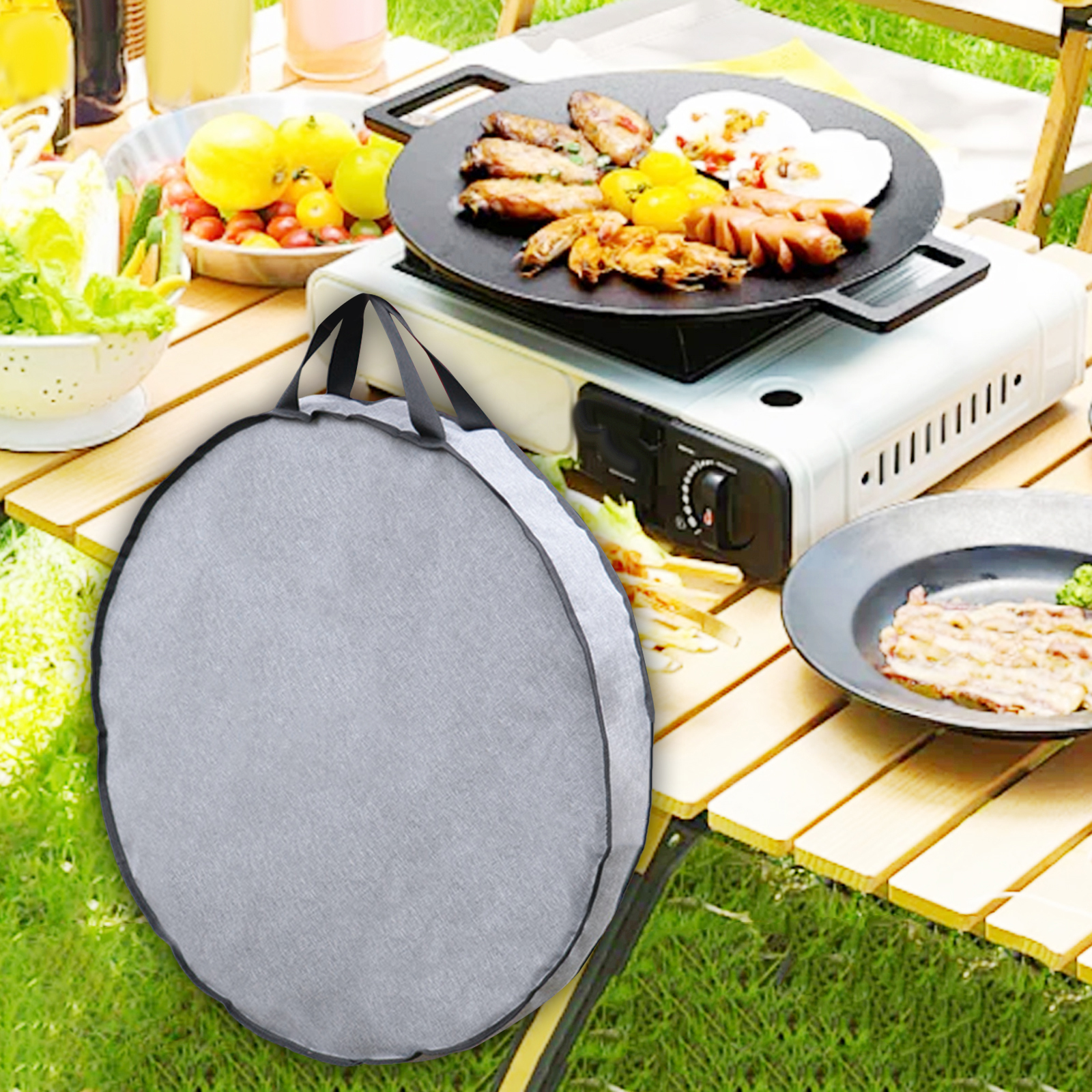 Camping Skillet Bag Portable C - Camping Cooking Plate recensione e prezzo