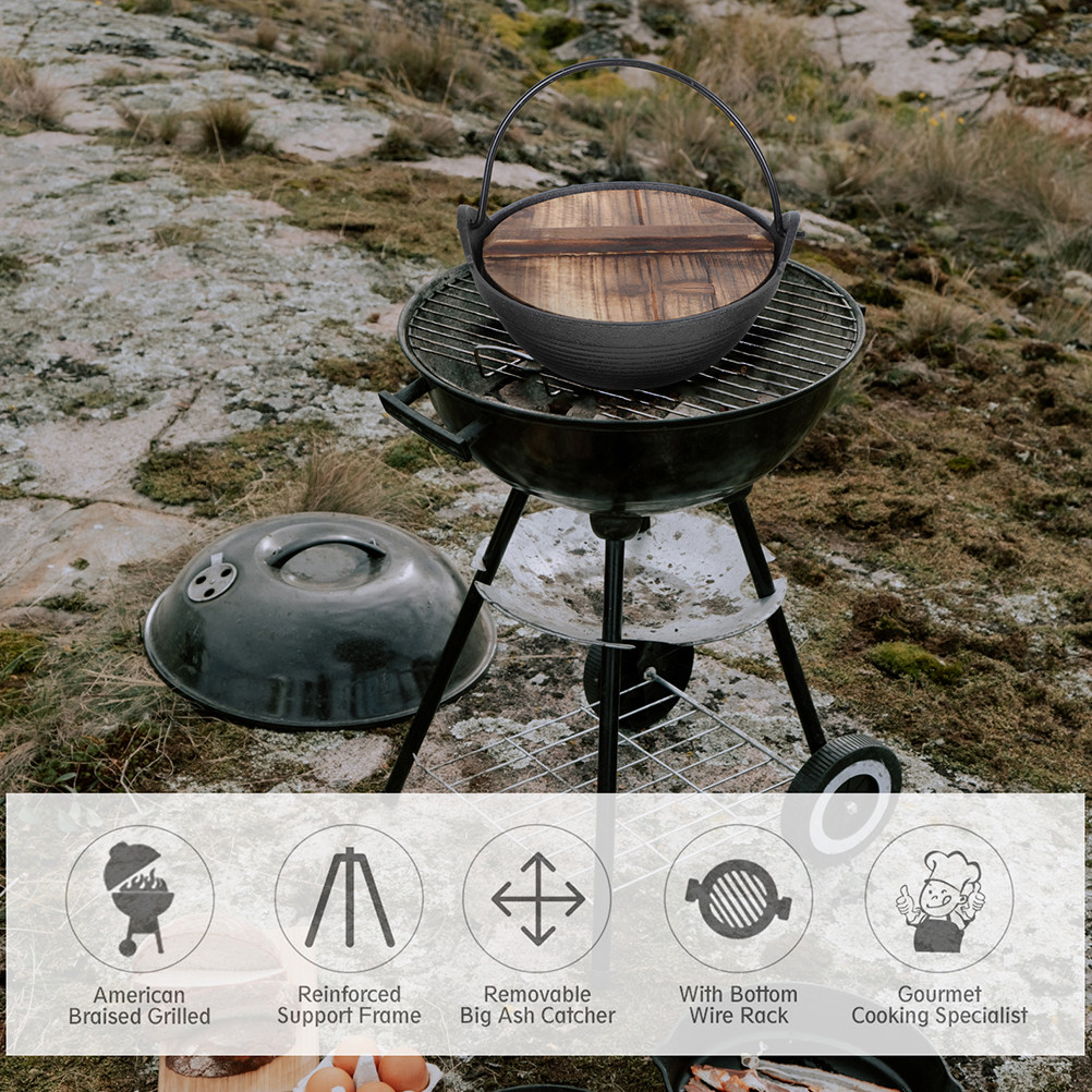 Japanese Style Cast Iron Stewi - Camping Hanging Cooking Pot recensione e prezzo