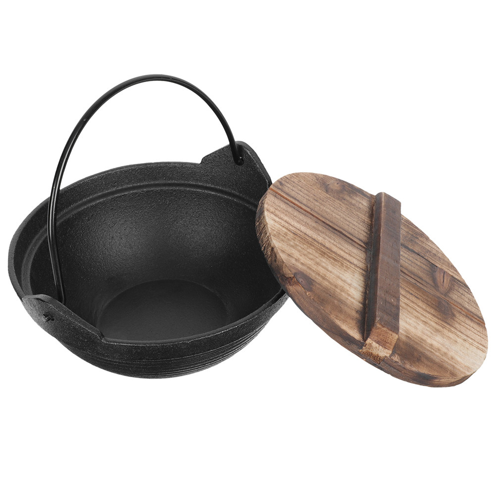 Japanese Style Cast Iron Stewi - Camping Hanging Cooking Pot recensione e prezzo