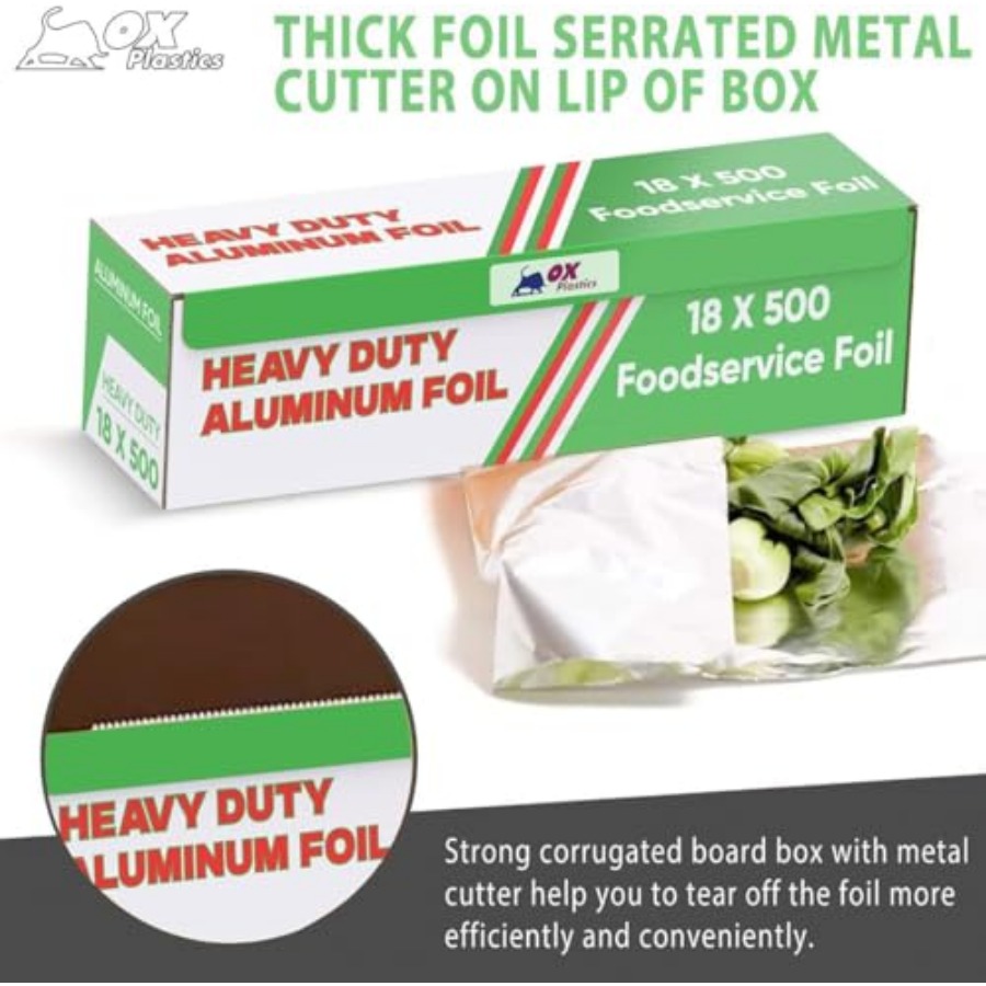 1 Pack Aluminum Foil Wrap 18