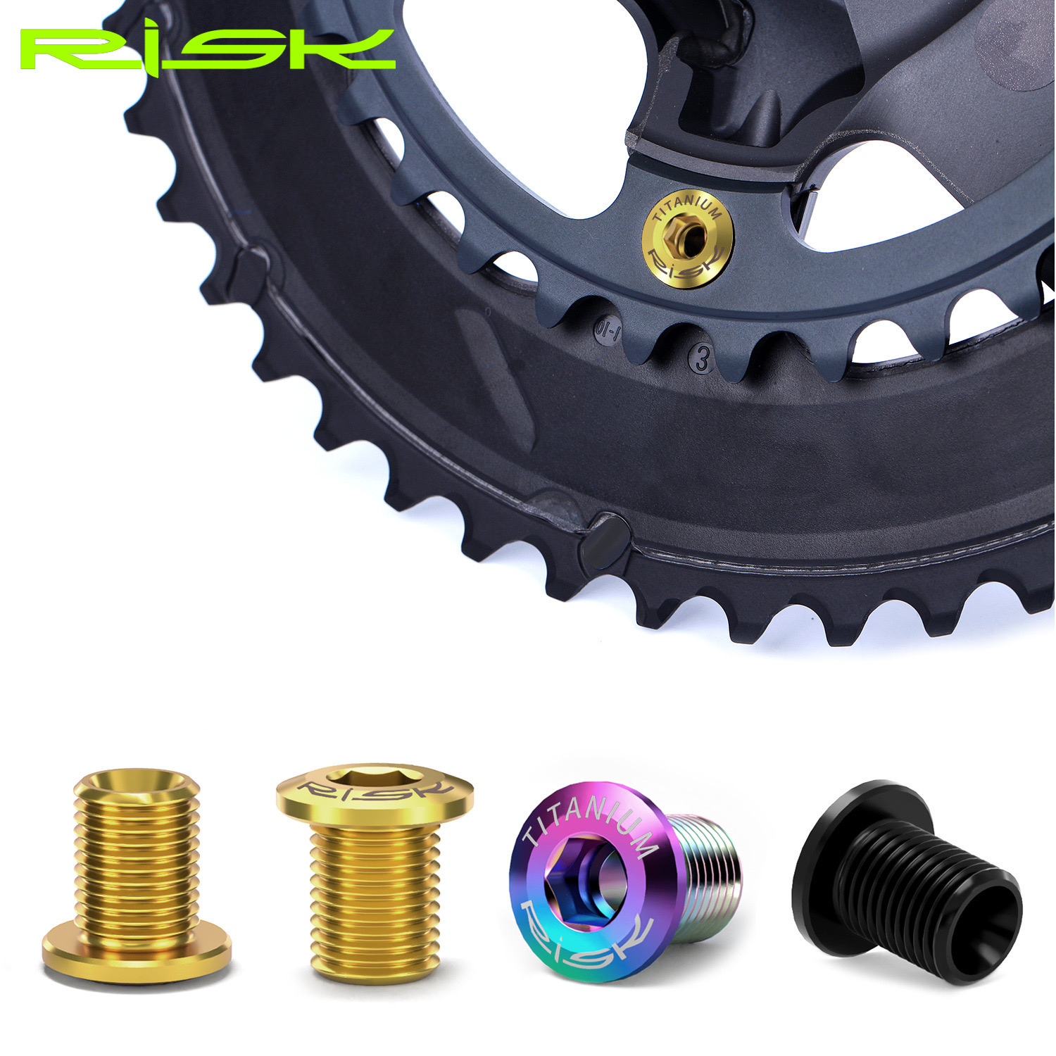 Road Bike Chainring Bolt Titan - Mess Kit Titanium recensione e prezzo
