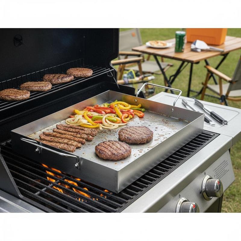 Free Shipping-Rectangular Flat - Camping Cooking Plate recensione e prezzo