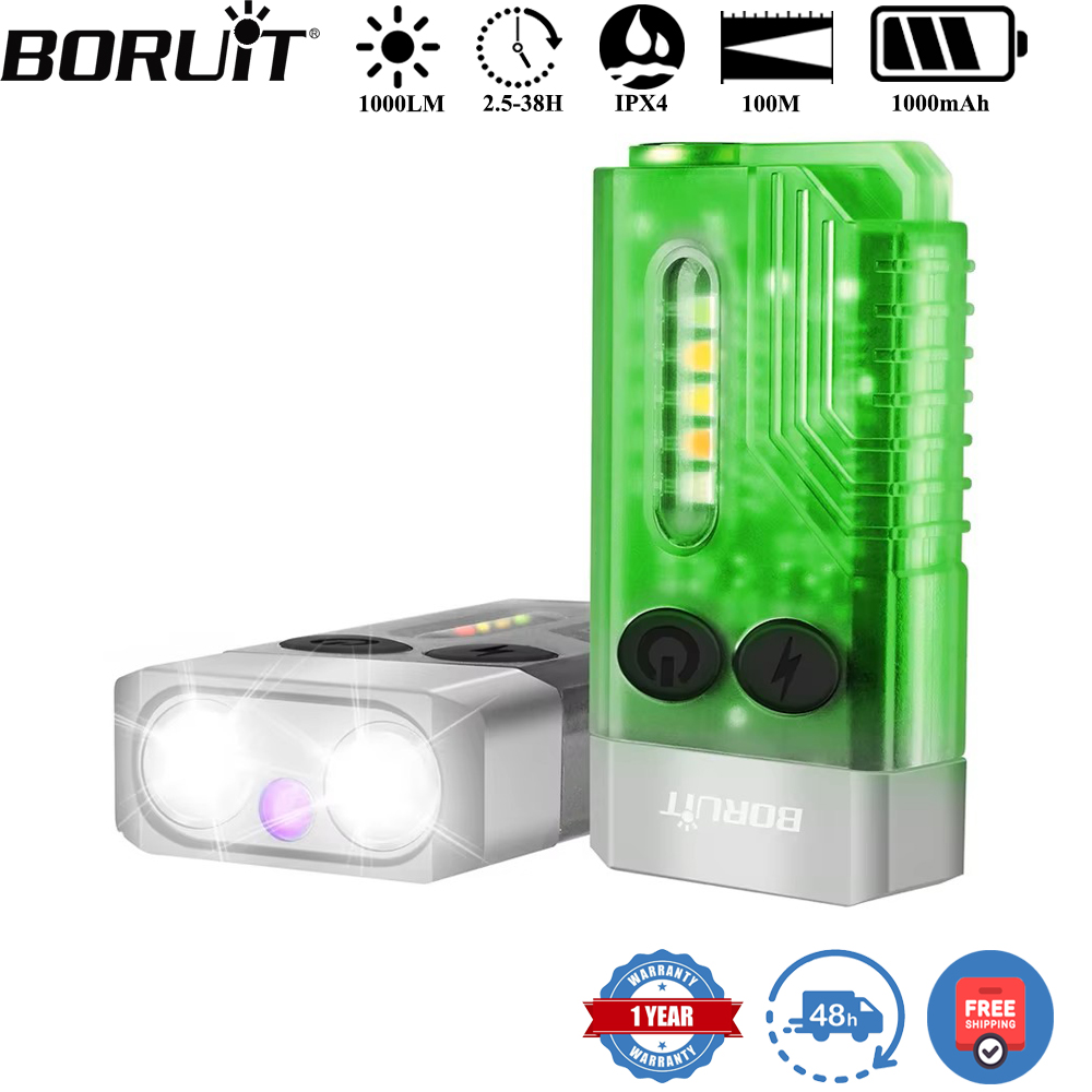 BORUiT V10 Keychain UV LED EDC - Camping Cooking Fish recensione e prezzo
