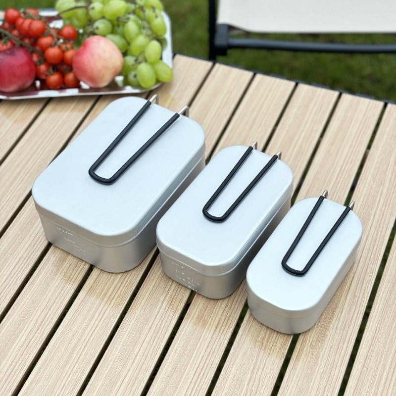 1PC Outdoor Aluminum Lunch Box - Camping Cooking Flame recensione e prezzo