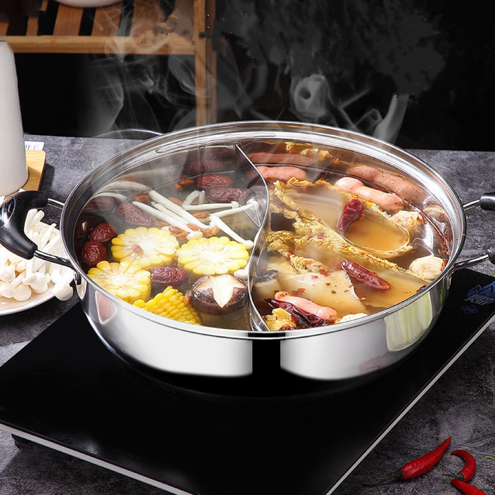 Chinese Shabu Shabu Pot Cookin - Camping Cooking Pot recensione e prezzo