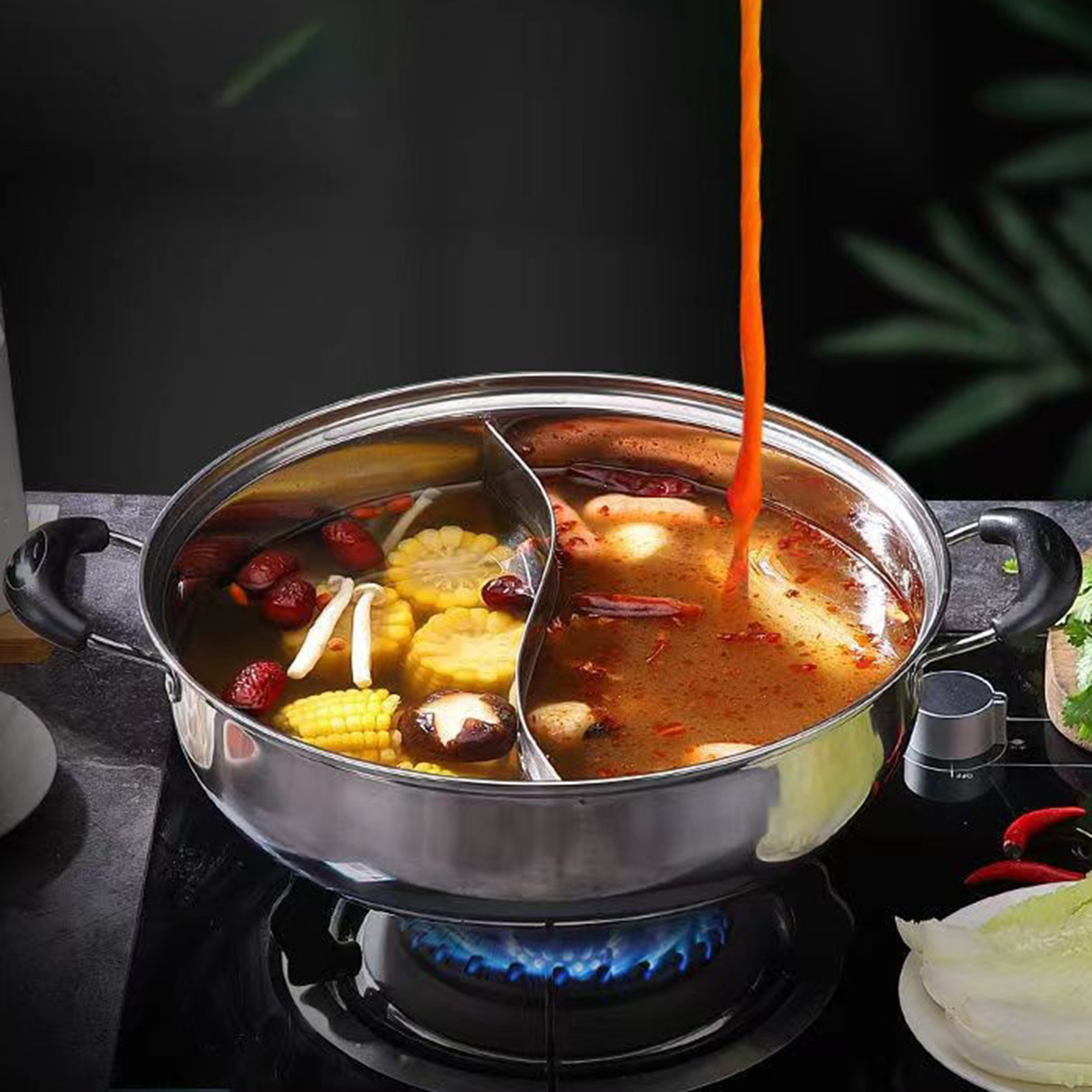 Chinese Shabu Shabu Pot Cookin - Camping Cooking Pot recensione e prezzo