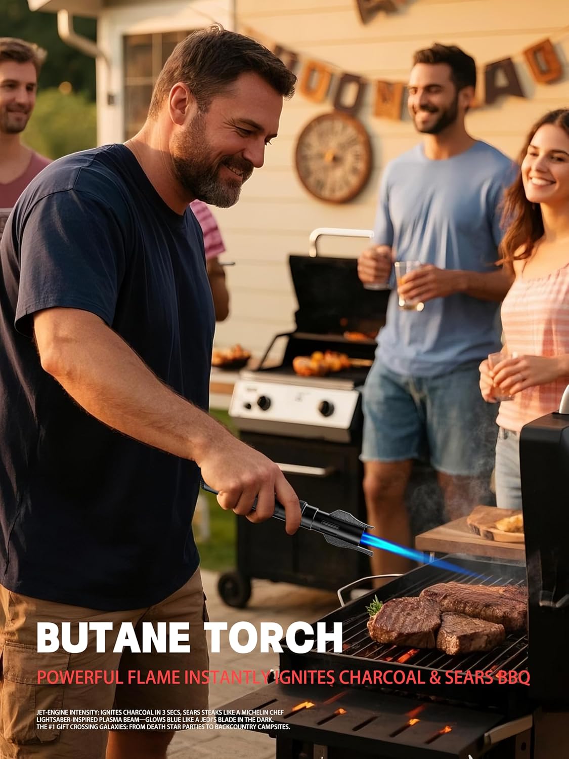 Windproof Jet Flame Torch Ligh - Camping Cooking Gifts recensione e prezzo