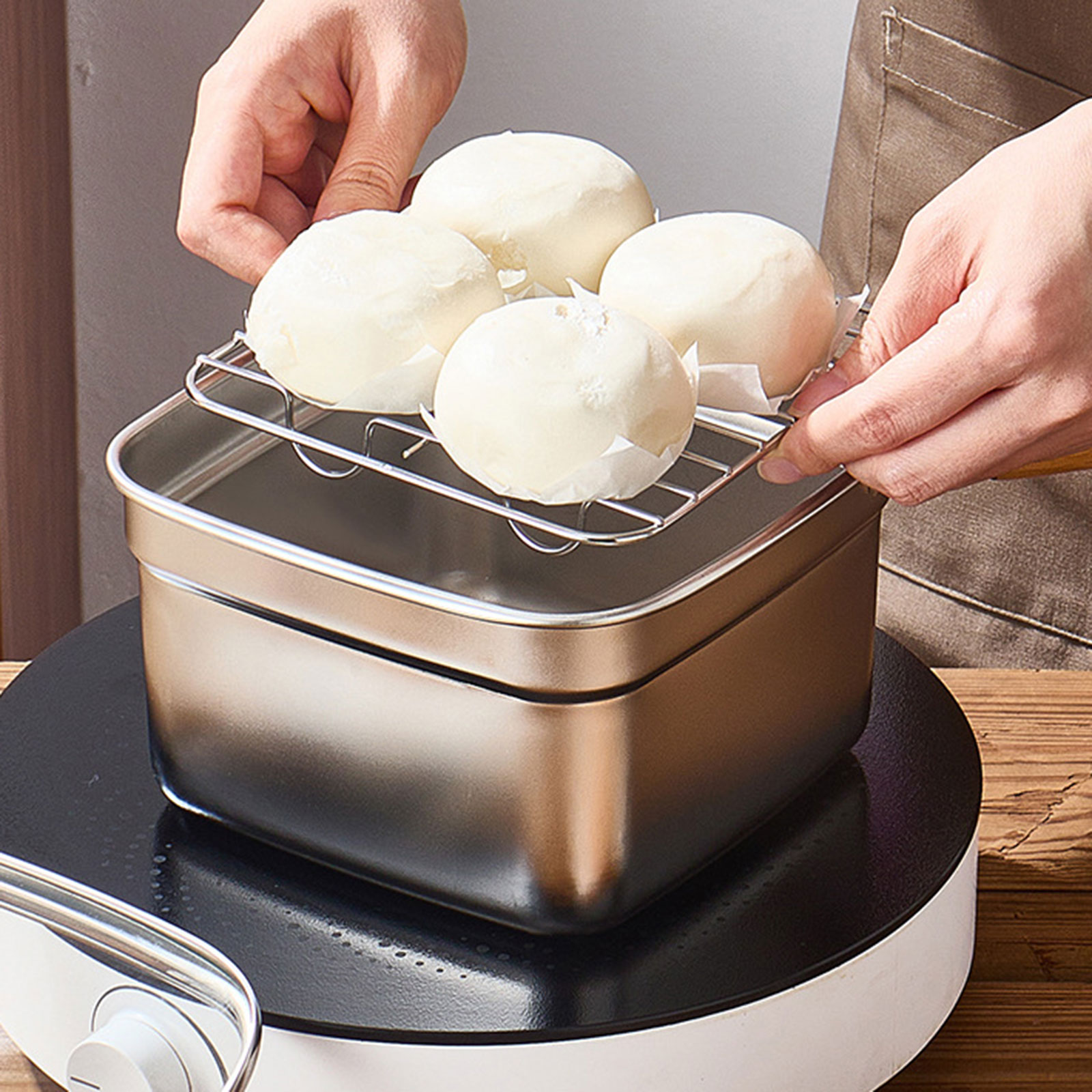 Mini Deep Fryer Pot for Campin - Camping Cooking Vegetables recensione e prezzo