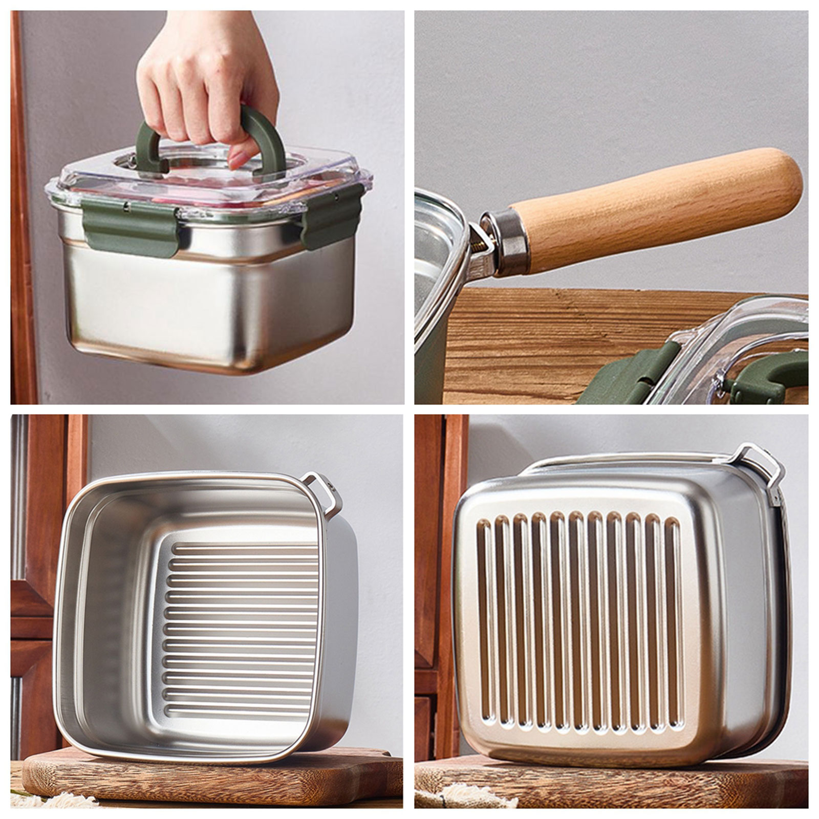 Mini Deep Fryer Pot for Campin - Camping Cooking Vegetables recensione e prezzo
