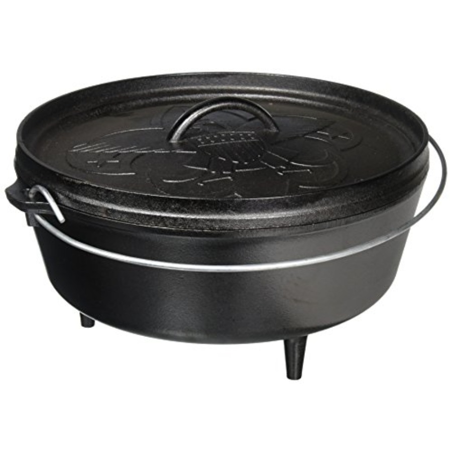 6Quart PreSeasoned Cast Iron C - Camp Dutch Oven Cast recensione e prezzo