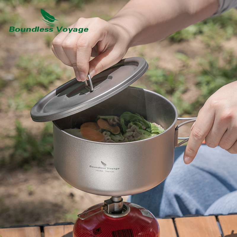 Boundless Voyage Titanium Camp - Camping Cooking Pot recensione e prezzo