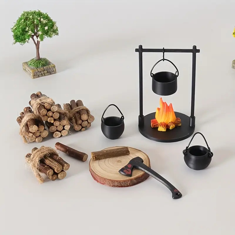 Mini Campfire Hanging Stove Po - Camping Hanging Cooking Pot recensione e prezzo
