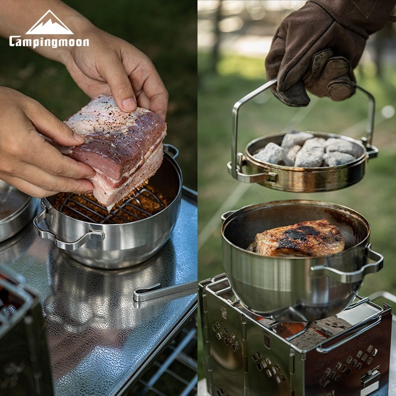 CAMPINGMOON DO-25 Multi functi - Camping Hanging Cooking Pot recensione e prezzo