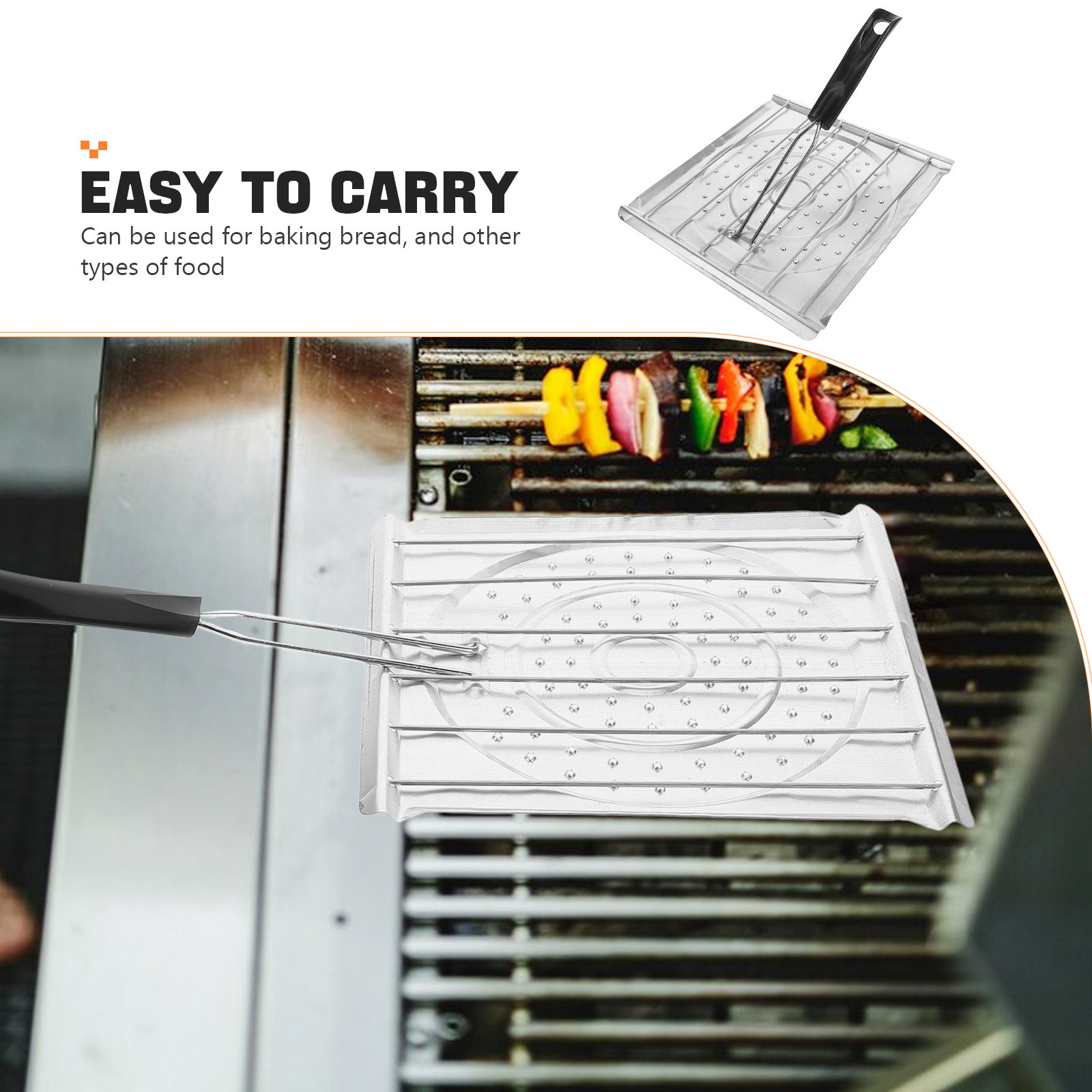 2 in 1 Perforated Camping Toas - Camping Cooking Vegetables recensione e prezzo