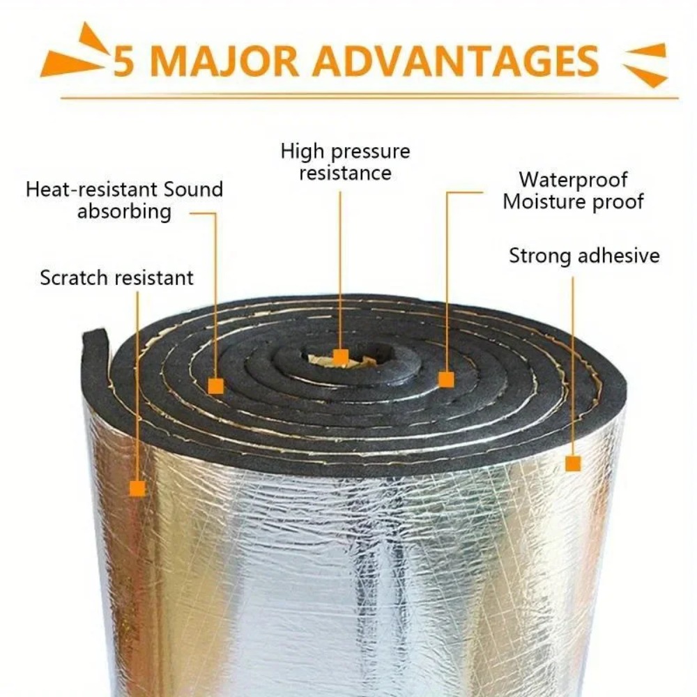 10mm Car Soundproofing Heat In - Aluminum Foil Heavy Duty recensione e prezzo