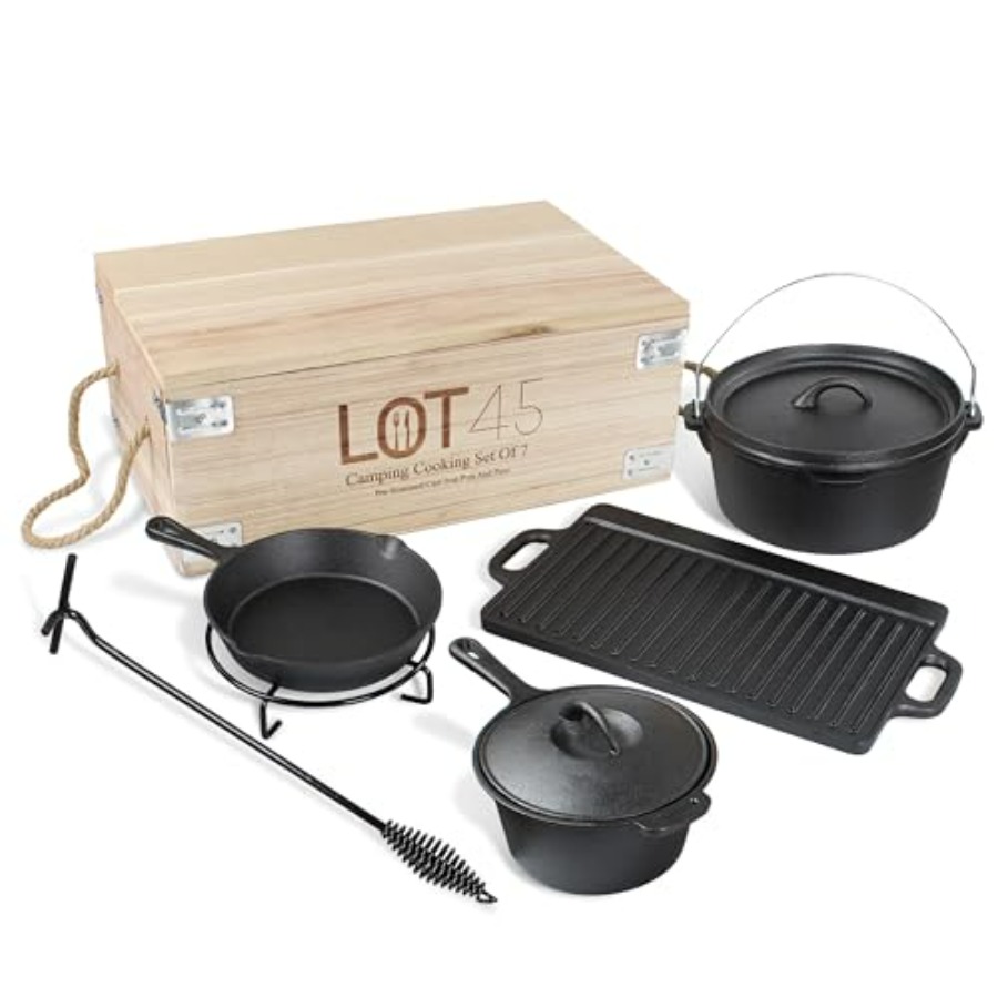 Pre-Seasoned Dutch Oven Campin - Camp Dutch Oven Cast recensione e prezzo