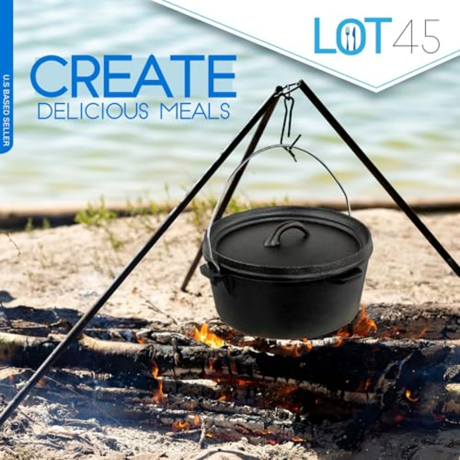 Pre-Seasoned Dutch Oven Campin - Camp Dutch Oven Cast recensione e prezzo