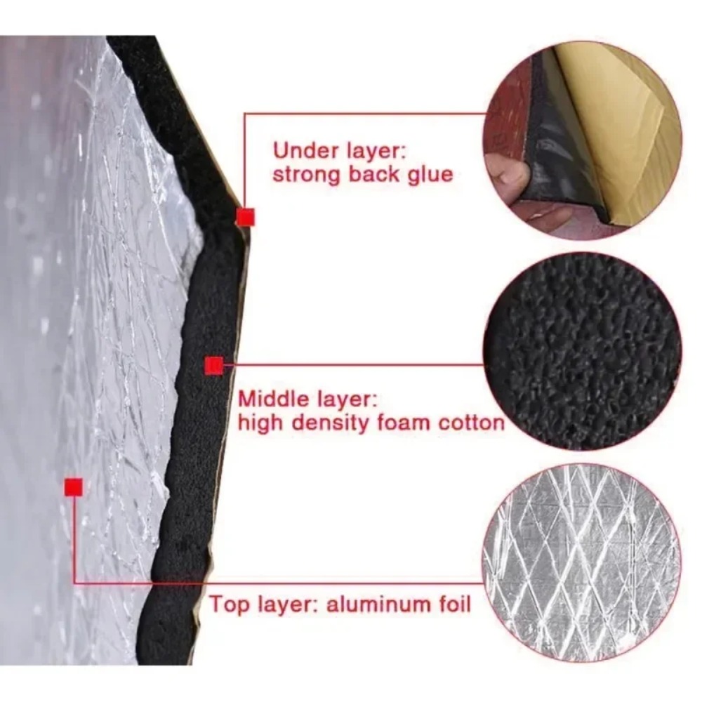 Extra Thick 20mm Car Sound Dea - Aluminum Foil Heavy Duty recensione e prezzo