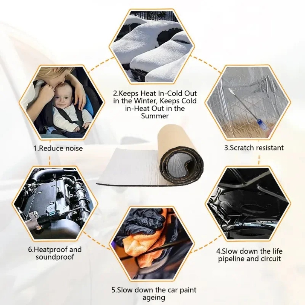 Extra Thick 20mm Car Sound Dea - Aluminum Foil Heavy Duty recensione e prezzo