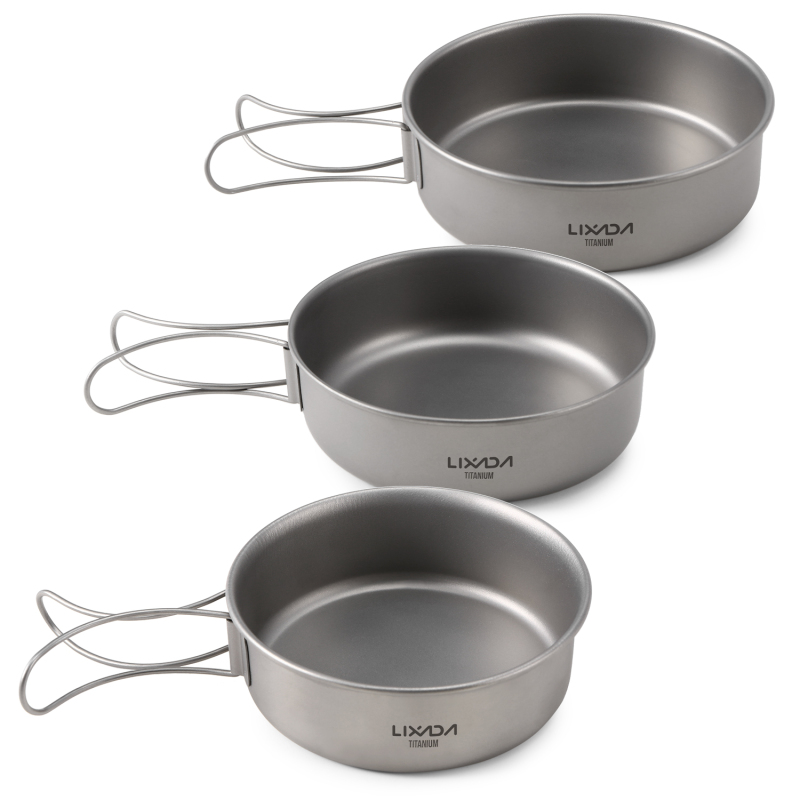 Lixada Titanium Bowls Ultralig - Mess Kit Titanium recensione e prezzo