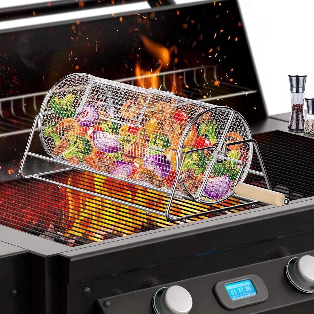 Adjustable Stainless Steel Gri - Camping Cooking Gifts recensione e prezzo