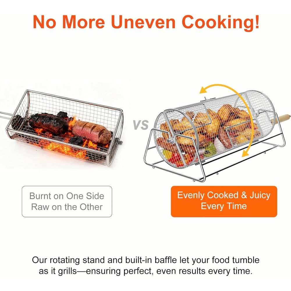Adjustable Stainless Steel Gri - Camping Cooking Gifts recensione e prezzo