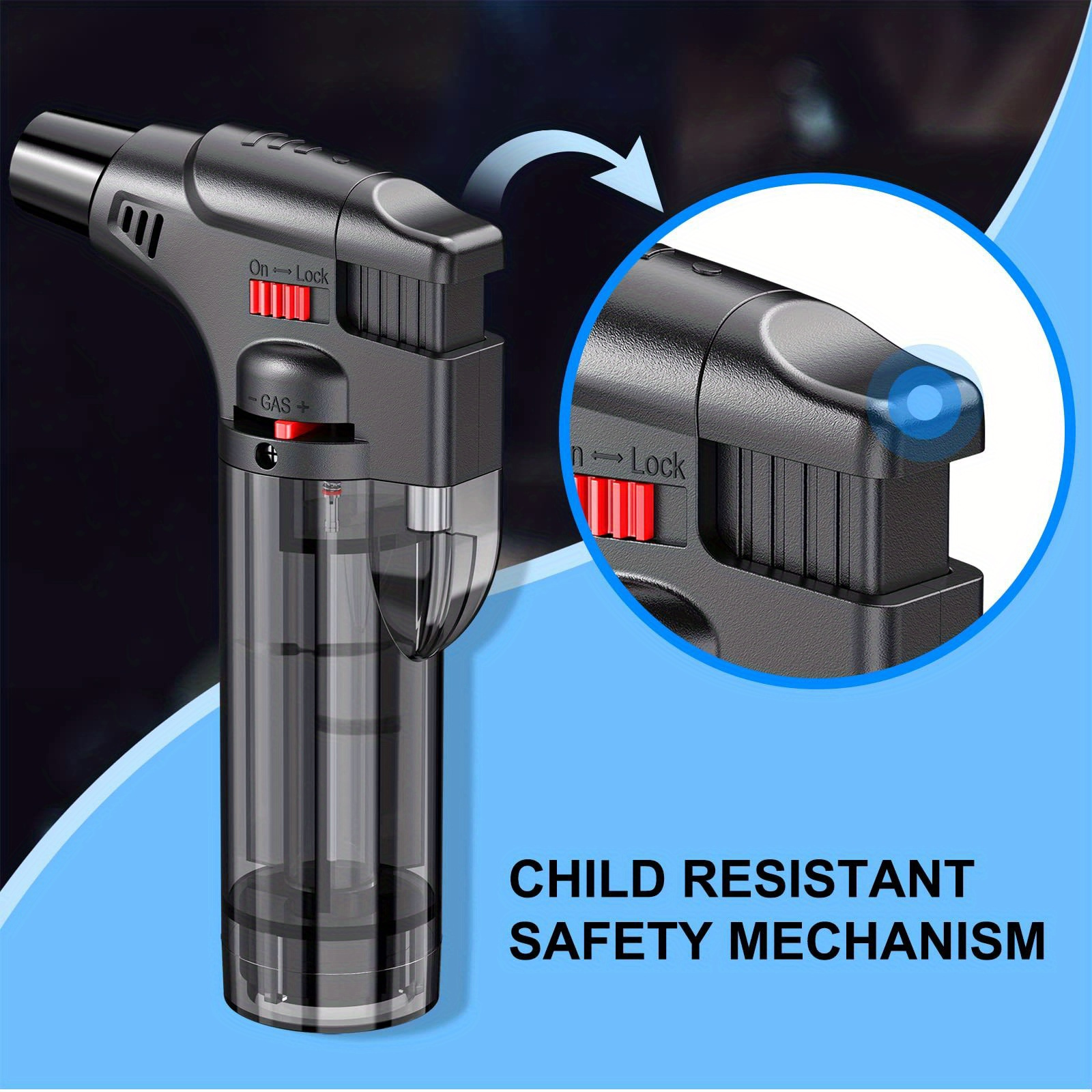 6PCS Spray Gun Jet Butane Gas  - Camping Cooking Flame recensione e prezzo