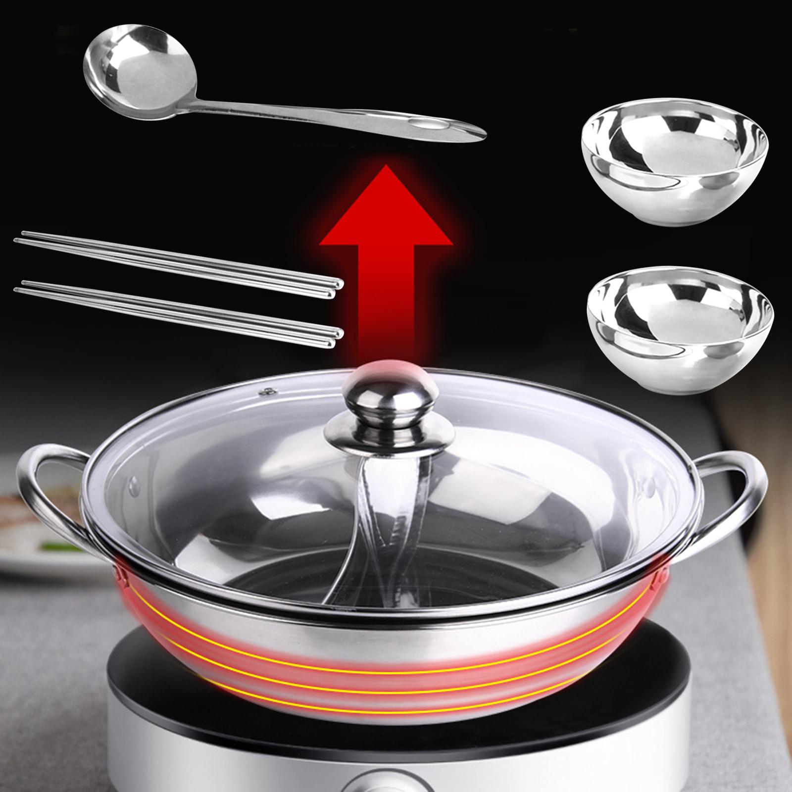 Hot Pot Pan Cooker with Glass  - Camping Cooking Pot recensione e prezzo