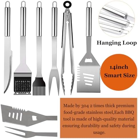 MUJUZE Grill Set with Apron -  - Camping Cooking Gifts recensione e prezzo