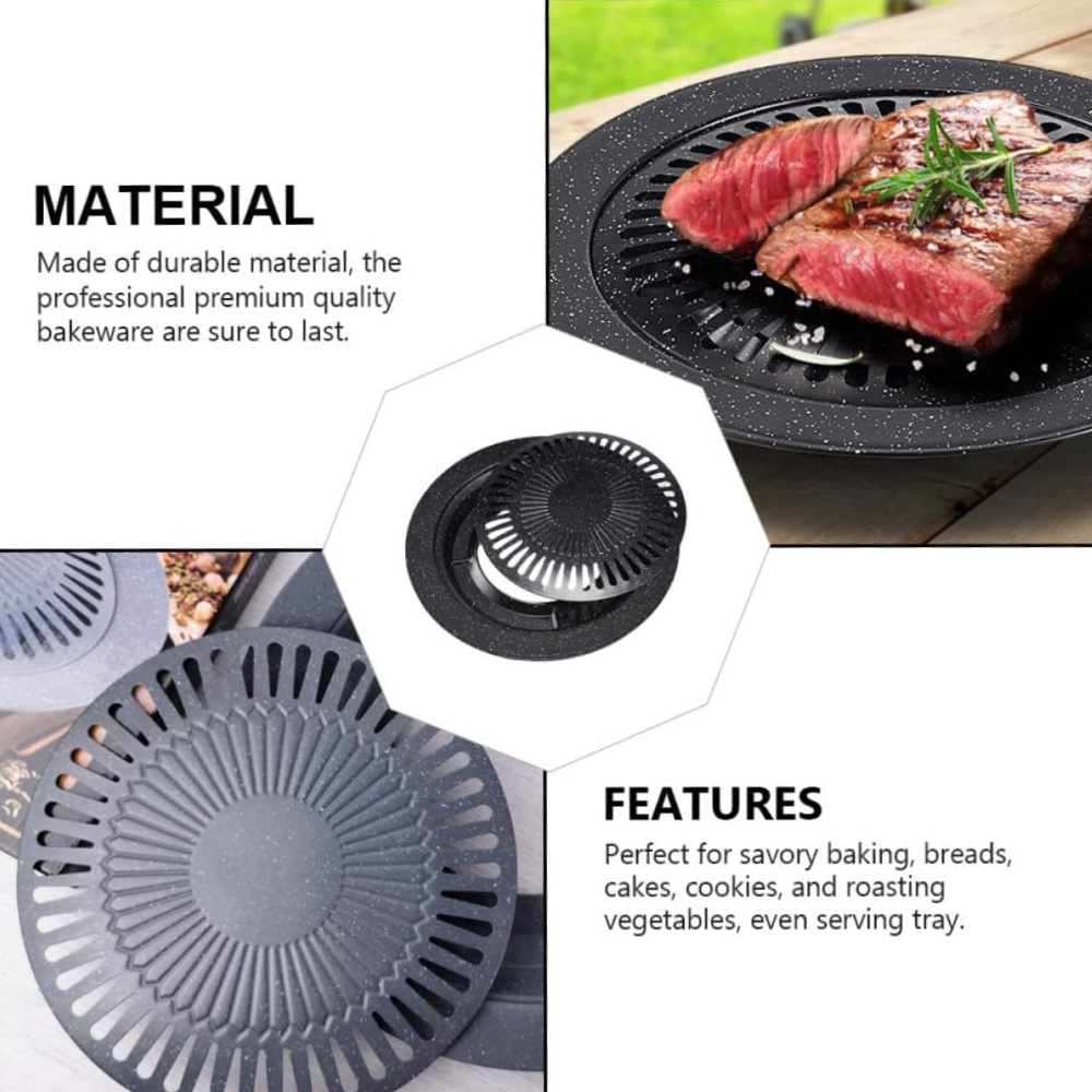 KOSUN Aluminum Korean Grill Pa - Camping Cooking Vegetables recensione e prezzo
