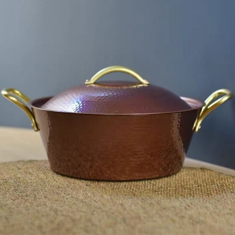 Handcrafted Vintage Copper Pot - Camping Cooking Pot recensione e prezzo