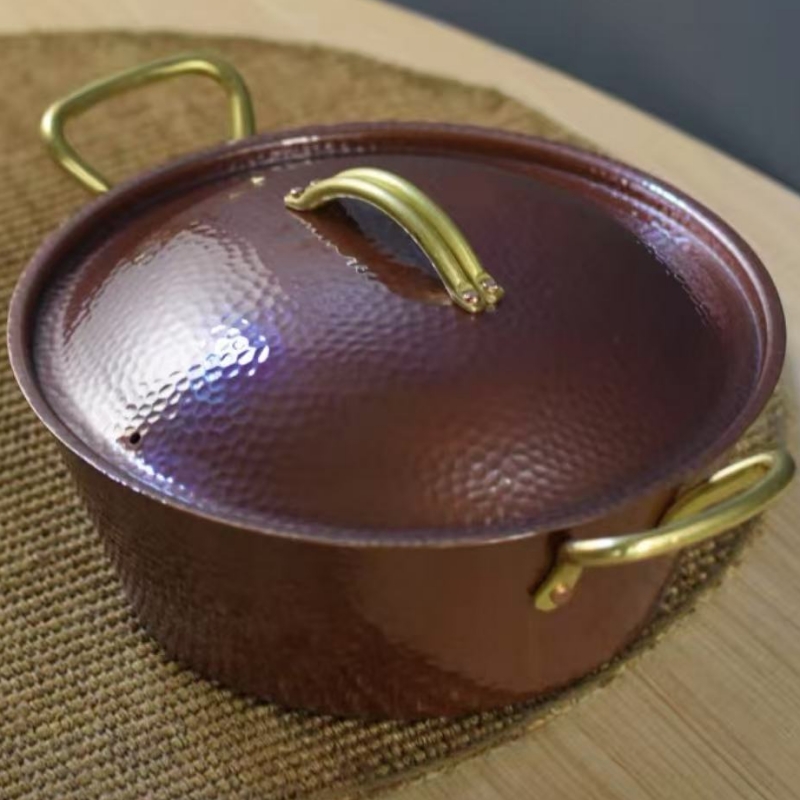 Handcrafted Vintage Copper Pot - Camping Cooking Pot recensione e prezzo