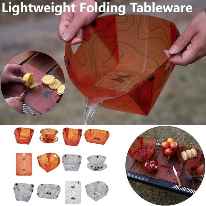 Foldable Camping Tableware Por - Camping Cooking Plate recensione e prezzo